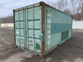 20ft Used Shipping Container (AS IS) – Door Seal Light Visible, Green image 0