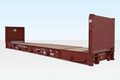 40Ft X 8Ft Used Flat Rack Shipping Container image 0
